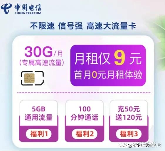 电信9元卡是骗人的吗,头条广告中9元月租电信卡靠谱吗