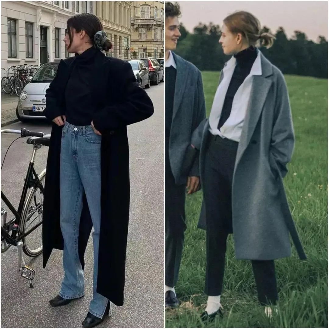 毛衣衬衫叠穿搭配什么裤子,冬天衬衫如何搭配毛衣