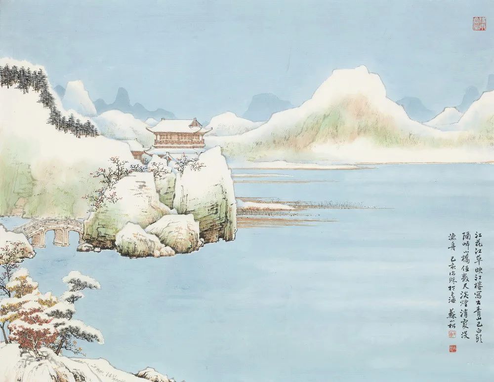 苏小松山水画欣赏,苏小松画家特点