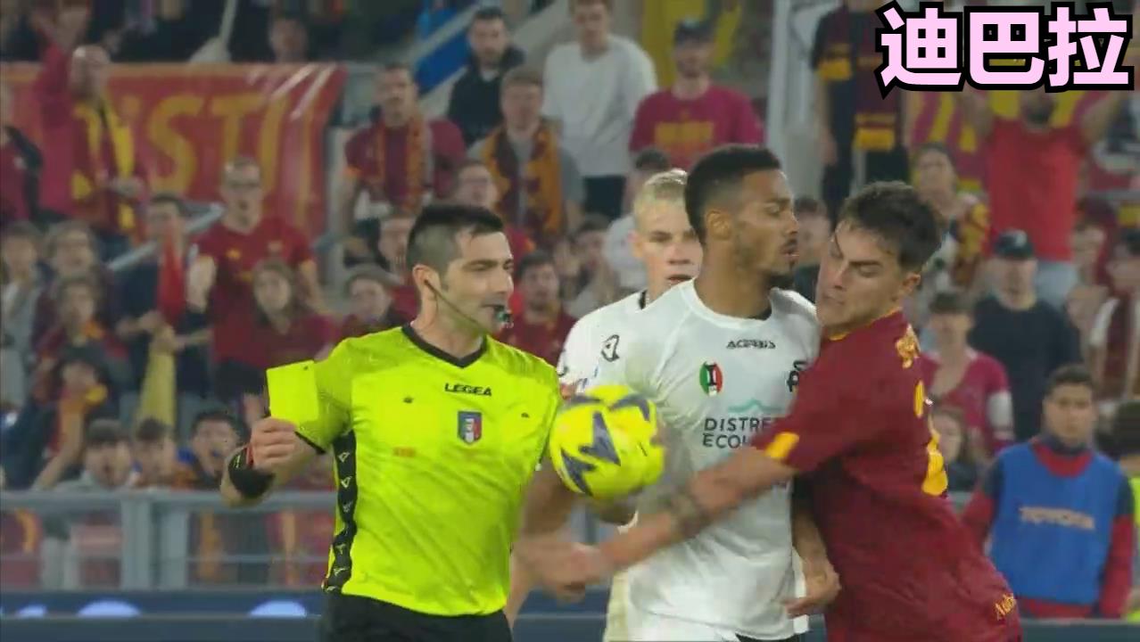 补时14分钟,依然无法阻挡穆里尼奥前进,哨响后,迪巴拉闭上眼睛