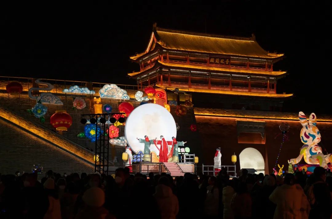 来忻州古城感受过节的气氛,忻州市年味古城