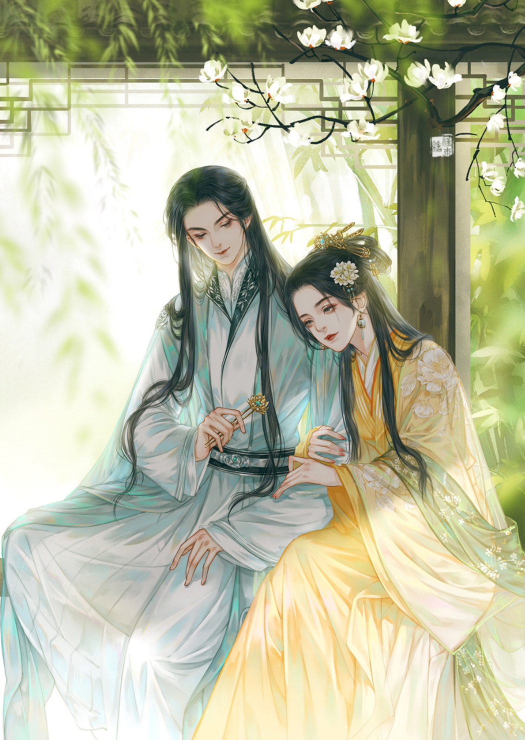 好甜呐,这位插画大大也太会了吧!缺情头的快来收藏啦