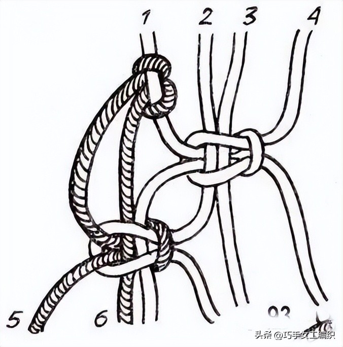 自己用绳子编一个东西,绳子编小包教程