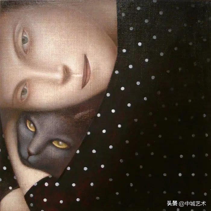 塞尔维亚画家水墨画猫,阿尔巴尼亚中世纪绘画艺术画家