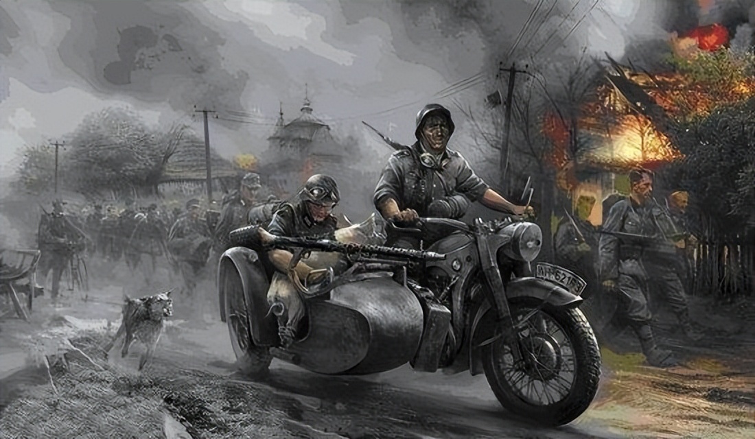 二战德军彩照图,二战德军坦克彩绘图片