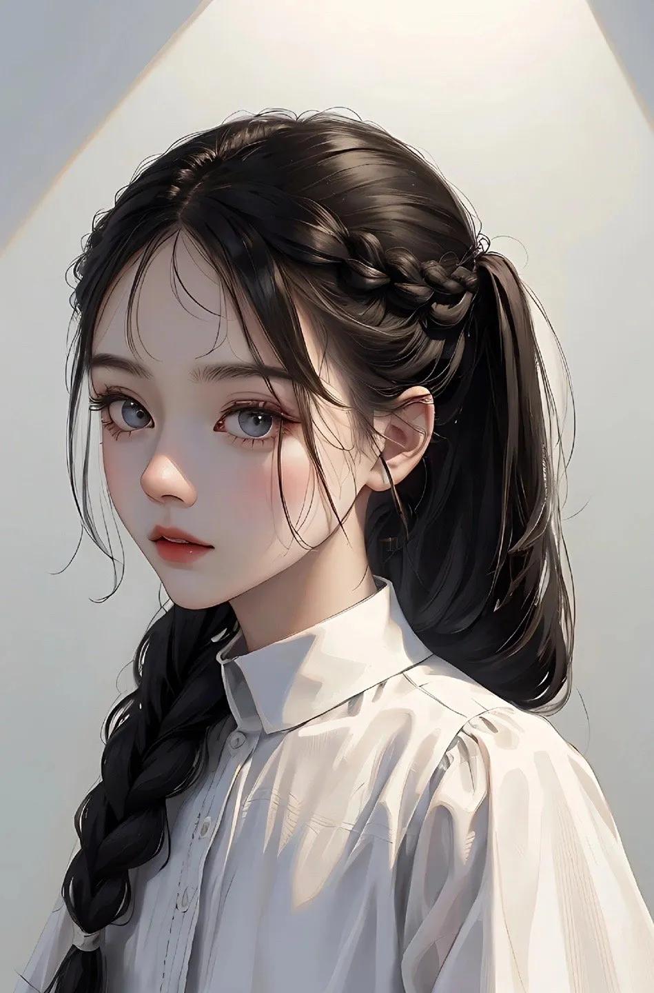 夏天穿搭小姐姐图片,小清新气质的小姐姐写真图片