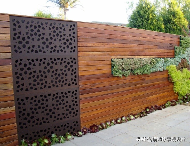 60平方别墅庭院效果图大全,60款优秀的别墅庭院创意背景景墙