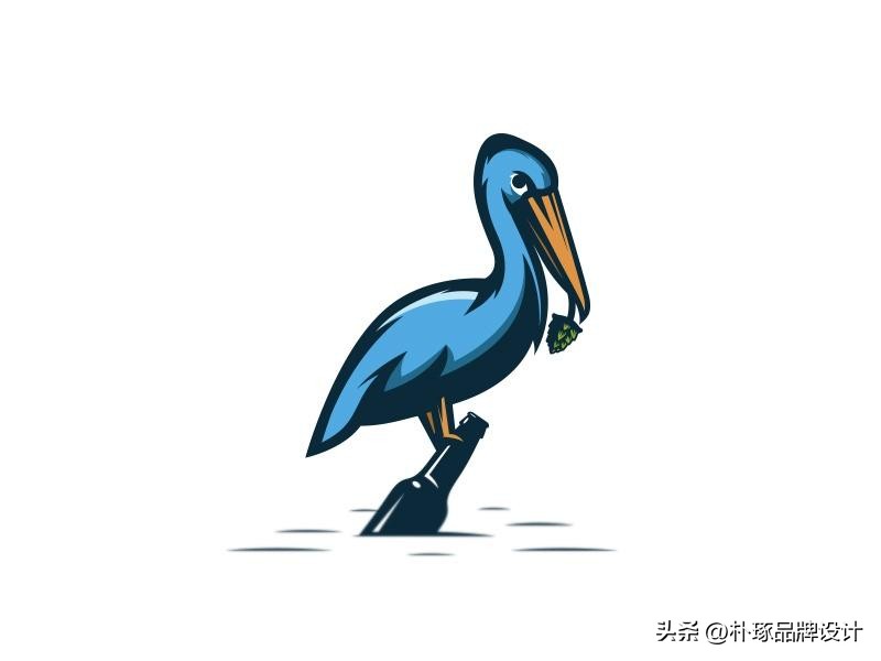 32款大嘴鸟元素创意企业标志有点意思
