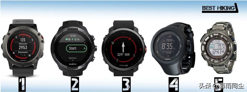 十大好的户外运动手表推荐,户外探险专用运动手表