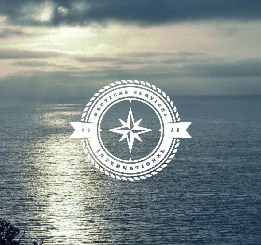 航海主题徽标,航海公司的徽标