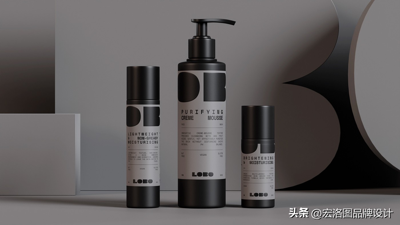 国外护肤品包装盒设计,高级轻奢化妆品包装设计