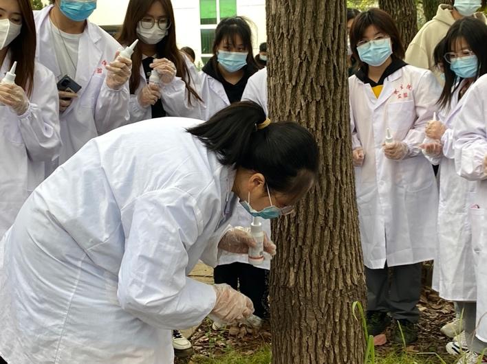 一人一树绿化地球公益活动,爱校护校共建美好校园