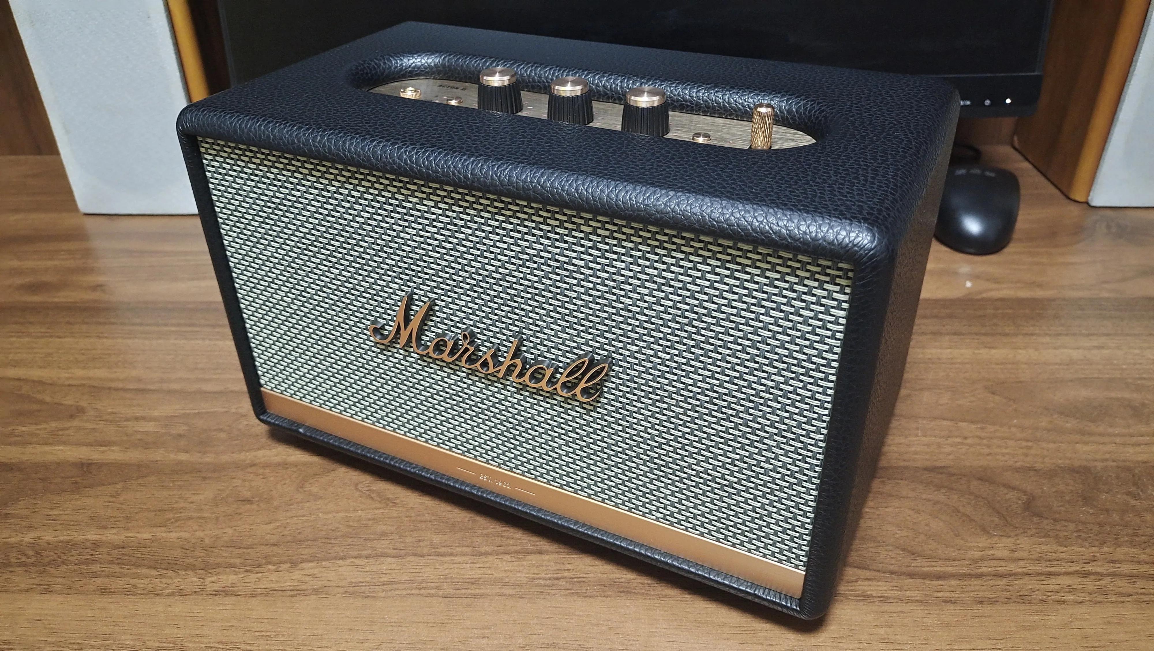 马歇尔acton二代开箱测评,马歇尔acton2外观