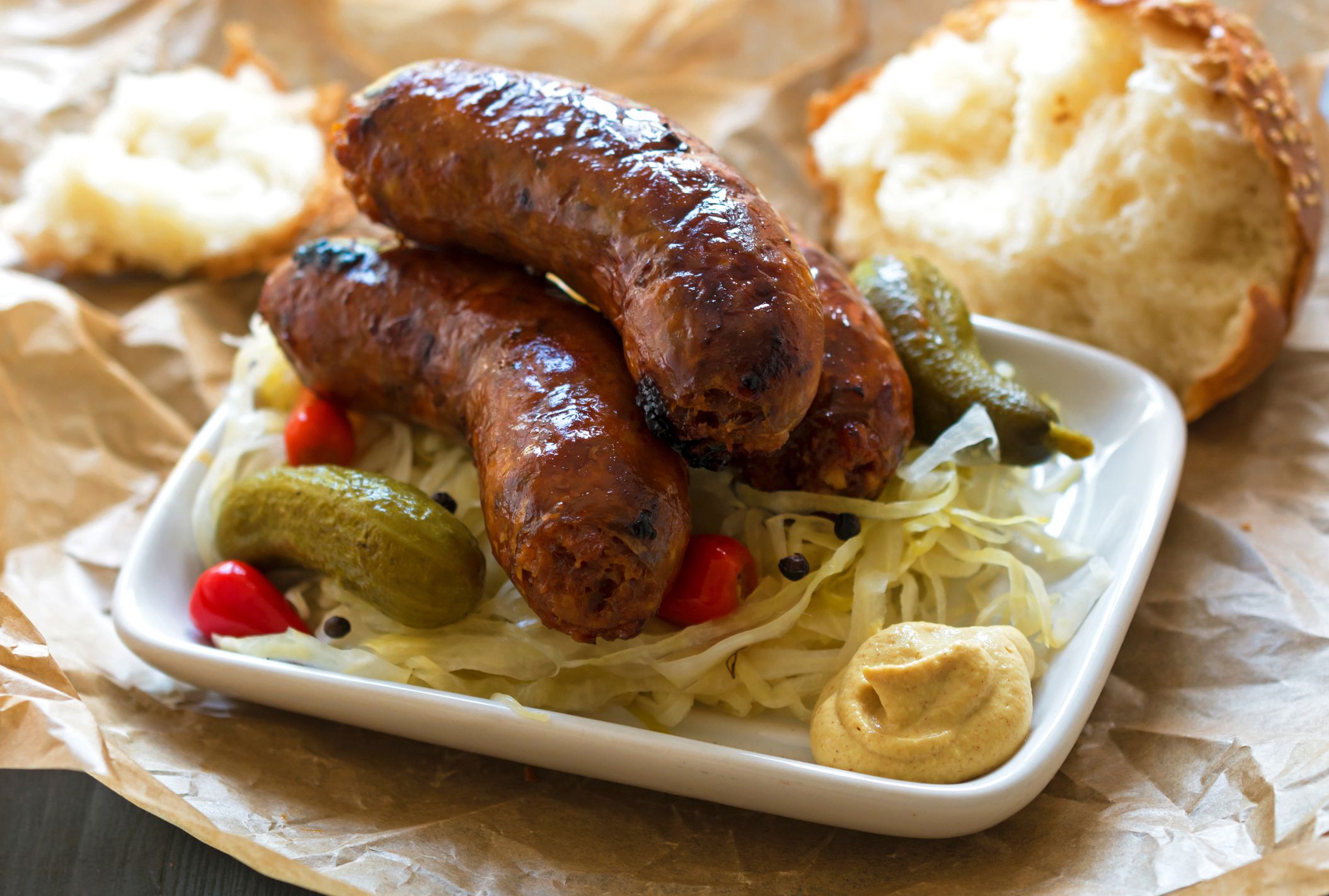 德国人的酸菜和香肠 (香肠德国美食)