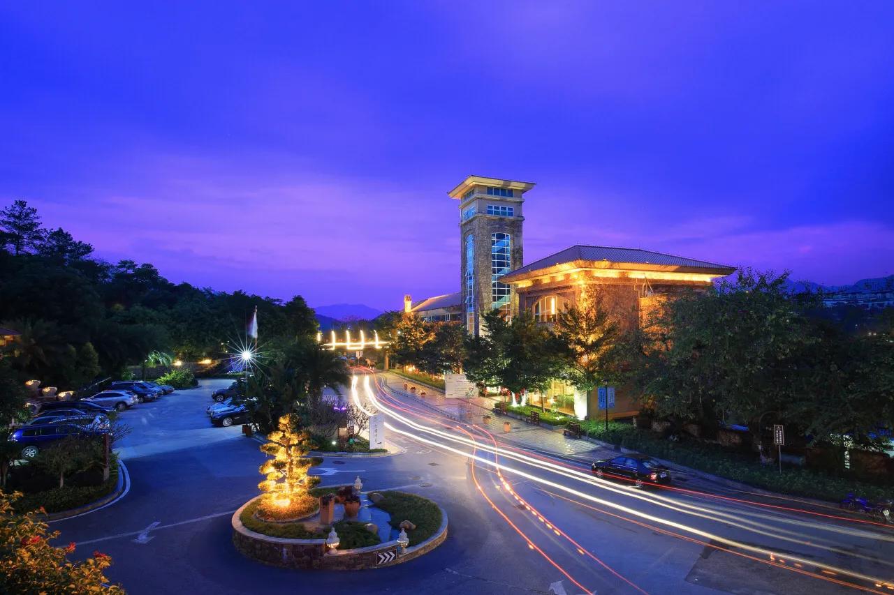 广州从化温泉度假别墅带泳池,广州从化水上威尼斯泳道别墅