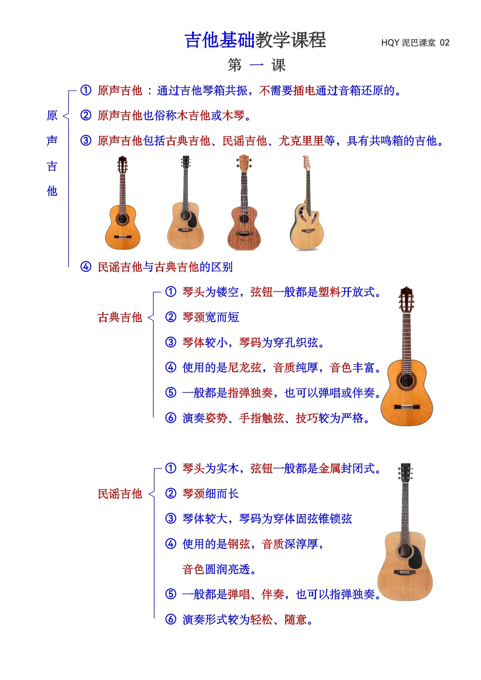 学习吉他基本入门视频教程,吉他零基础学吉他入门教程