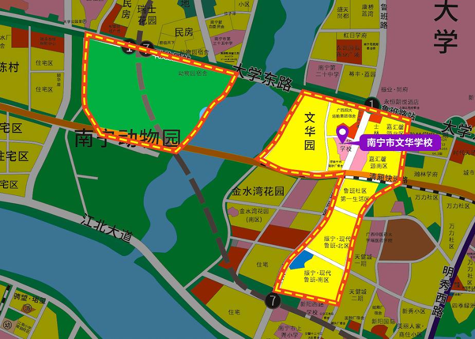 西乡塘区小学地段划分,2021西乡塘区小学划分