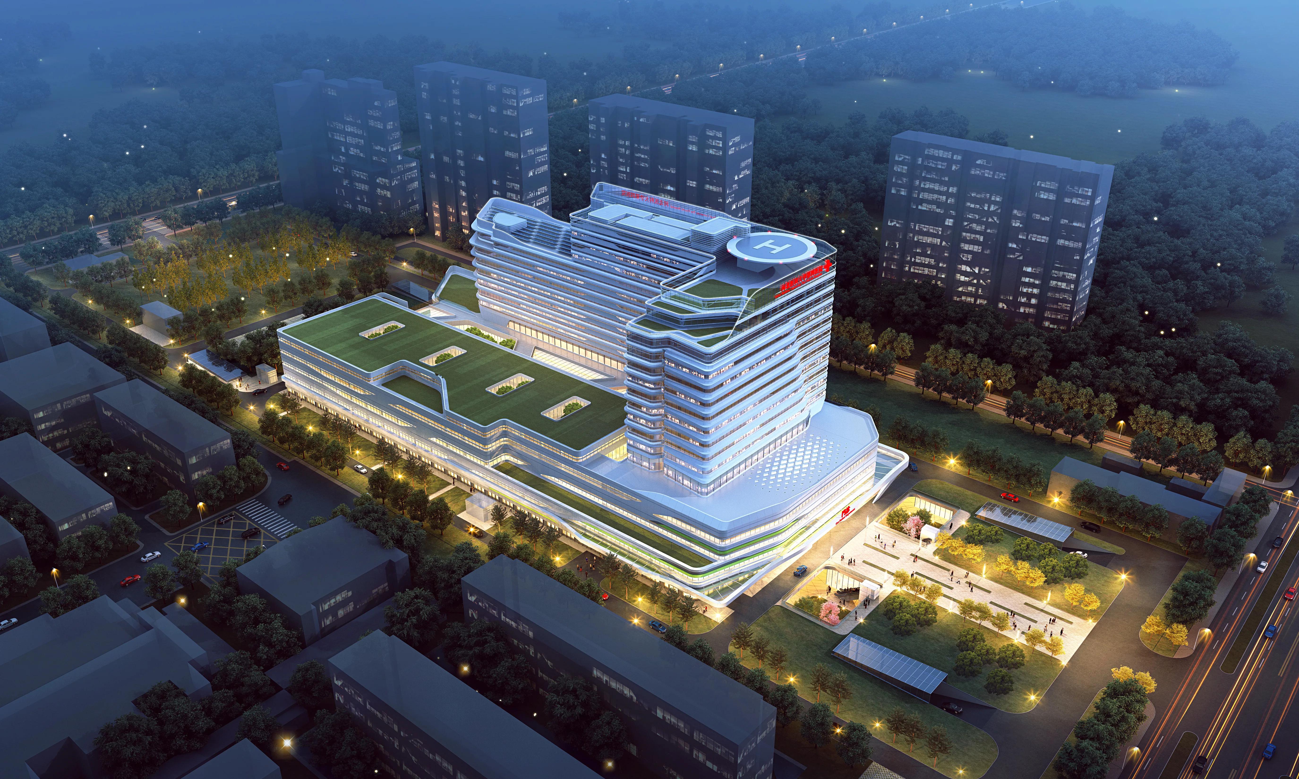 河北新建的肿瘤医院,河北省癌症中心大楼规划图