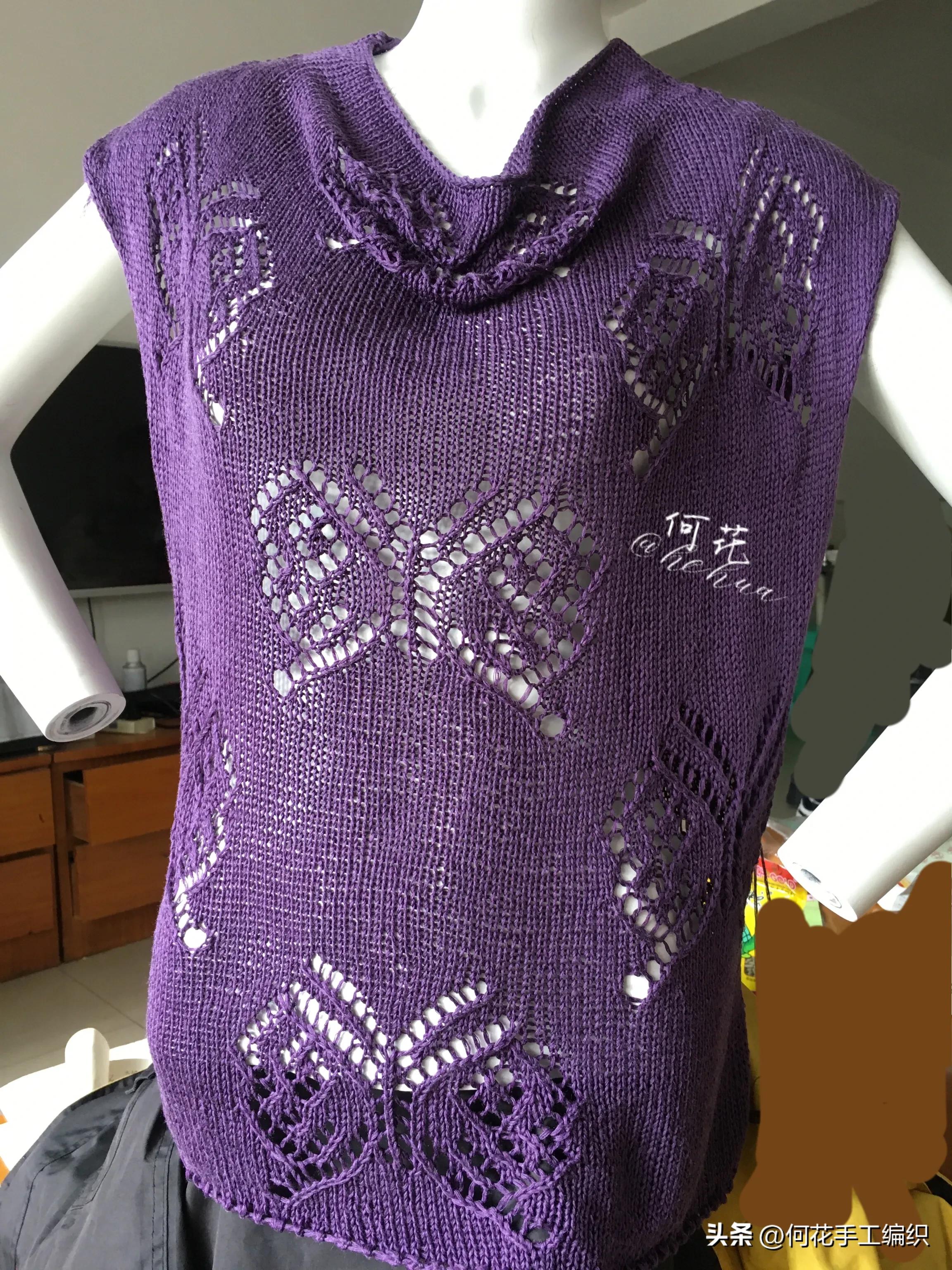 蝶恋毛衣编织视频,蝴蝶结红色毛衣