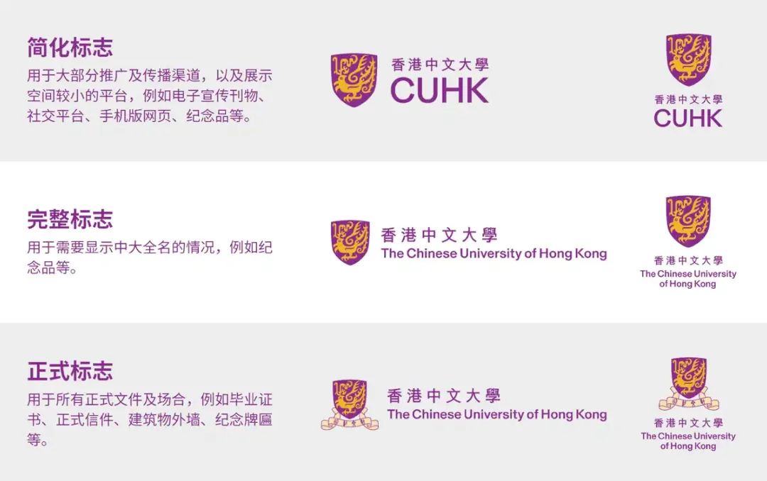 香港中文大学logo,香港中文大学使用旧校徽