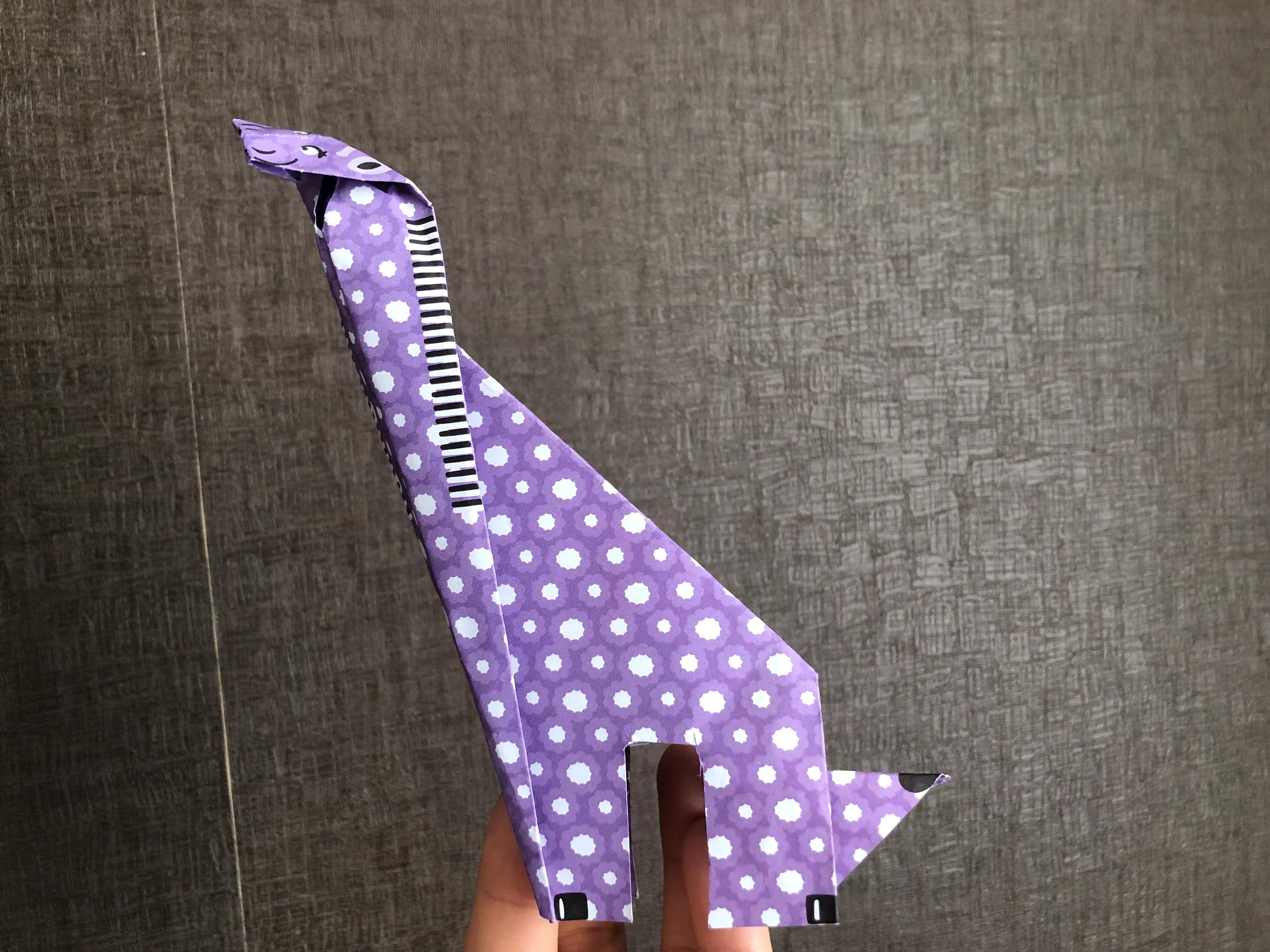 6-12岁简单折纸手工动物,儿子9岁迷上折纸好多动物