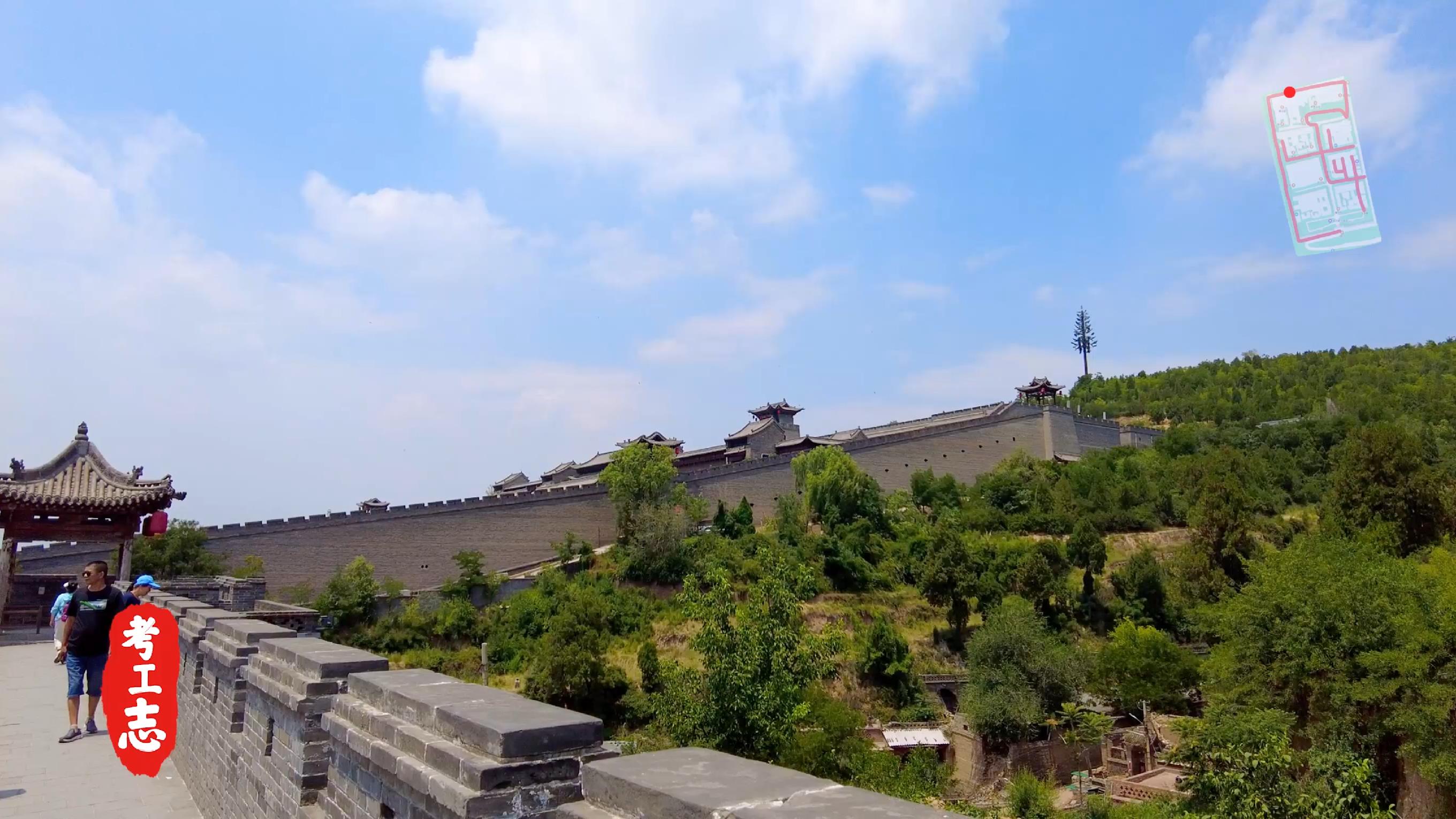 解读王家大院,王家大院从上往下看