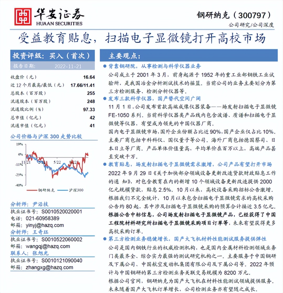 中国透射电镜技术突破,钢研纳克扫描电镜市场