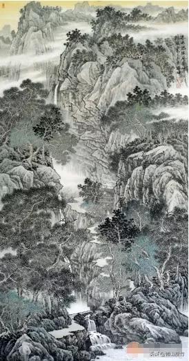集名家精品山水画70幅欣赏,陈学良山水画精品欣赏40幅