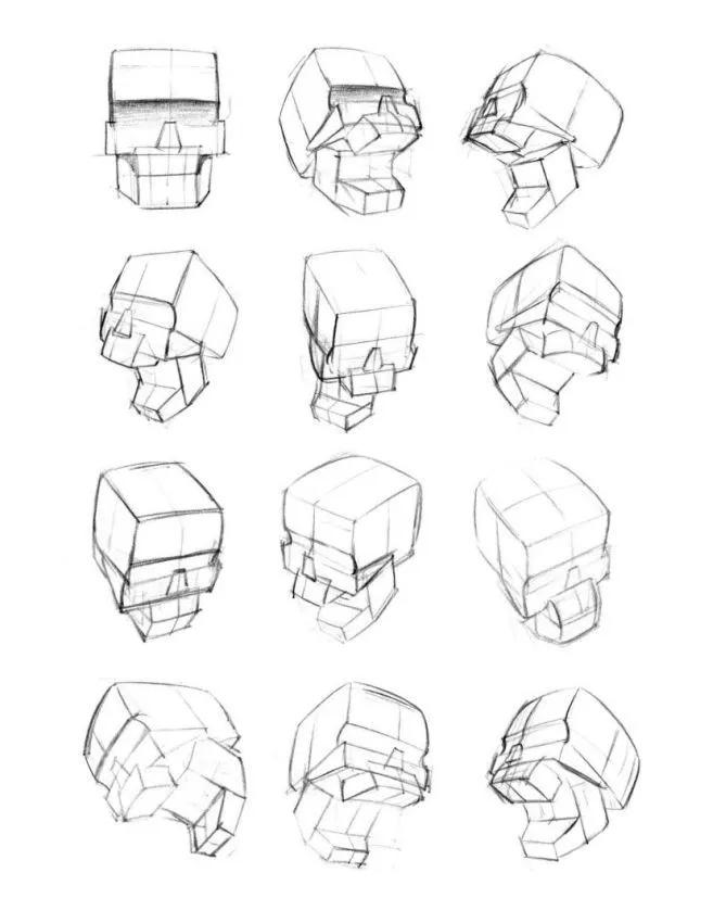 怎么画漫画人物的侧脸轮廓,零基础学画漫画人物侧脸