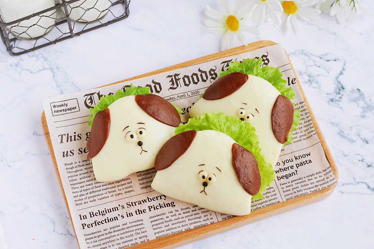 家有萌娃早餐吃什么？来一份可爱营养的馒头夹，造型百变