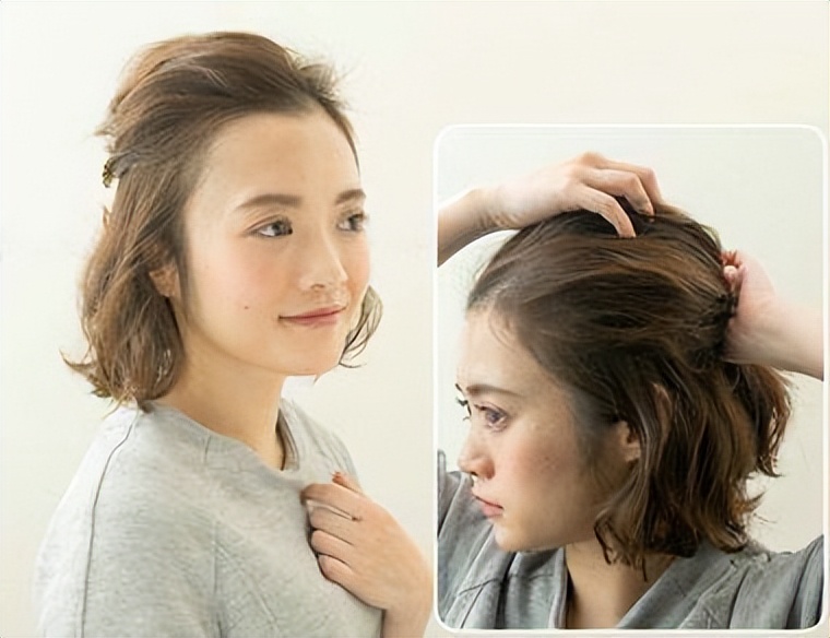 圆脸短发扎发教程简单好看发量多,2020年圆脸流行发型短发24-30岁