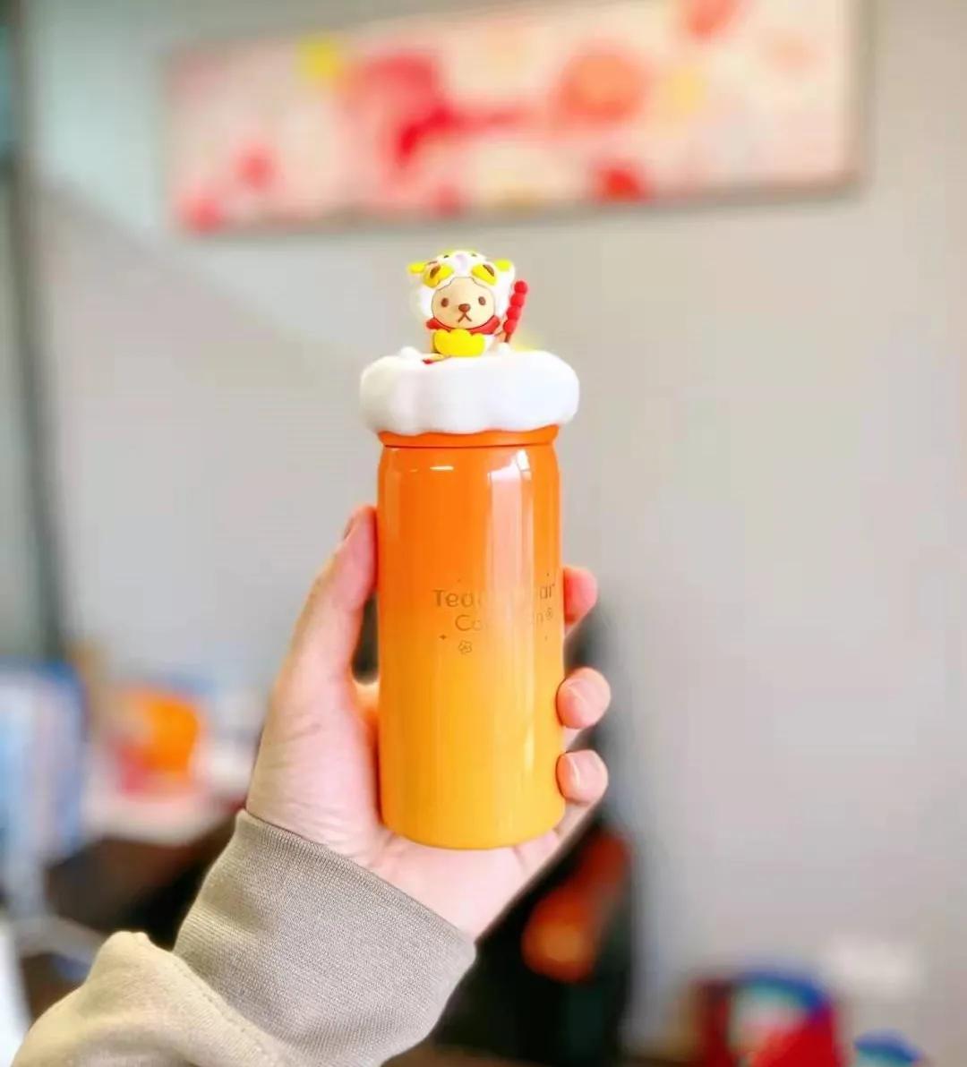 本命年杯子龙年新年保温杯,虎年大容量保温杯