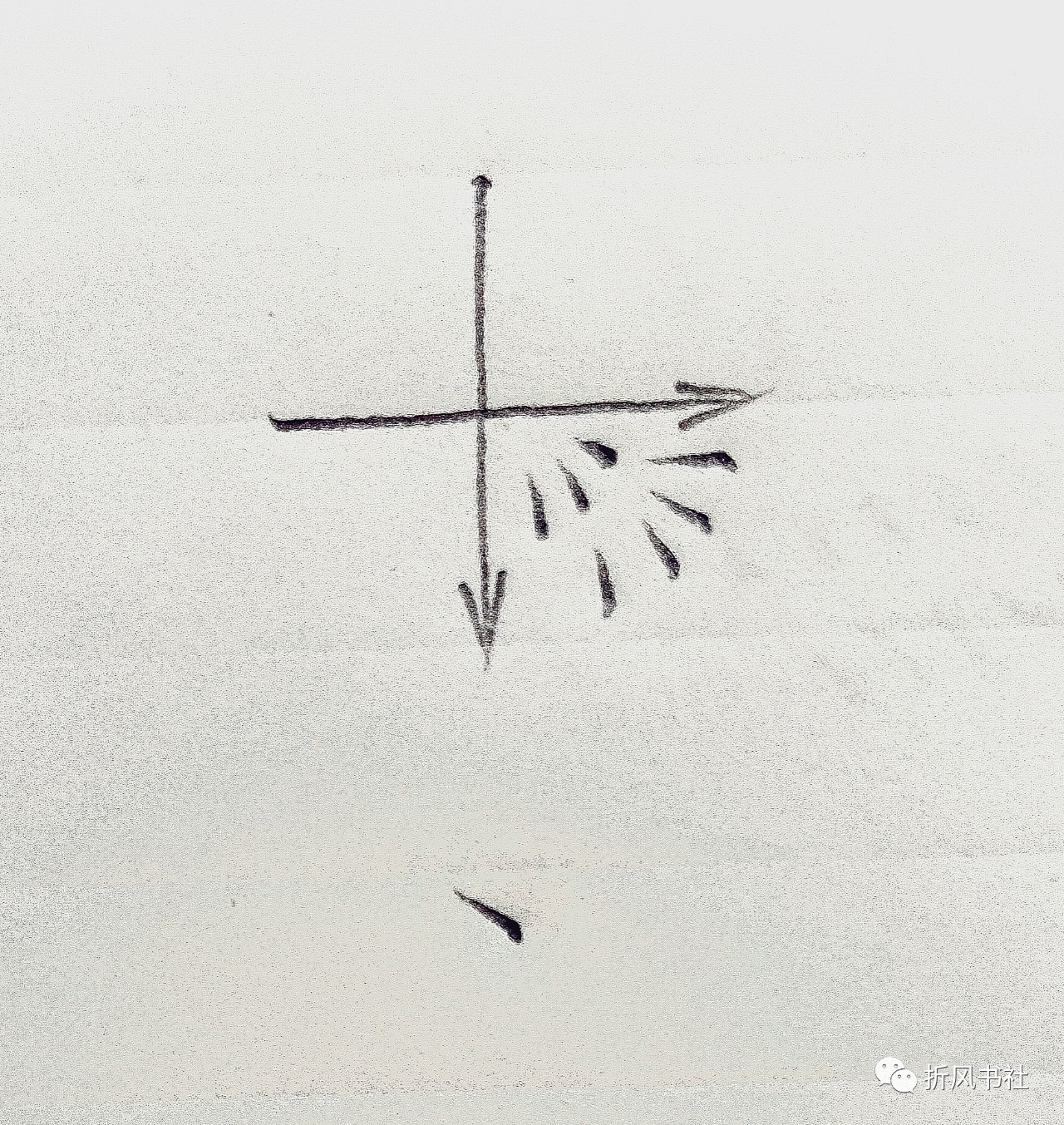 田英章笔画横撇的写法,欧楷笔画长横的写法讲解