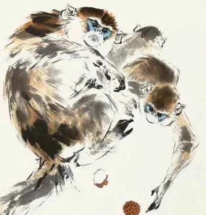 刘继卣猴,刘继卣画猴作品高清大图