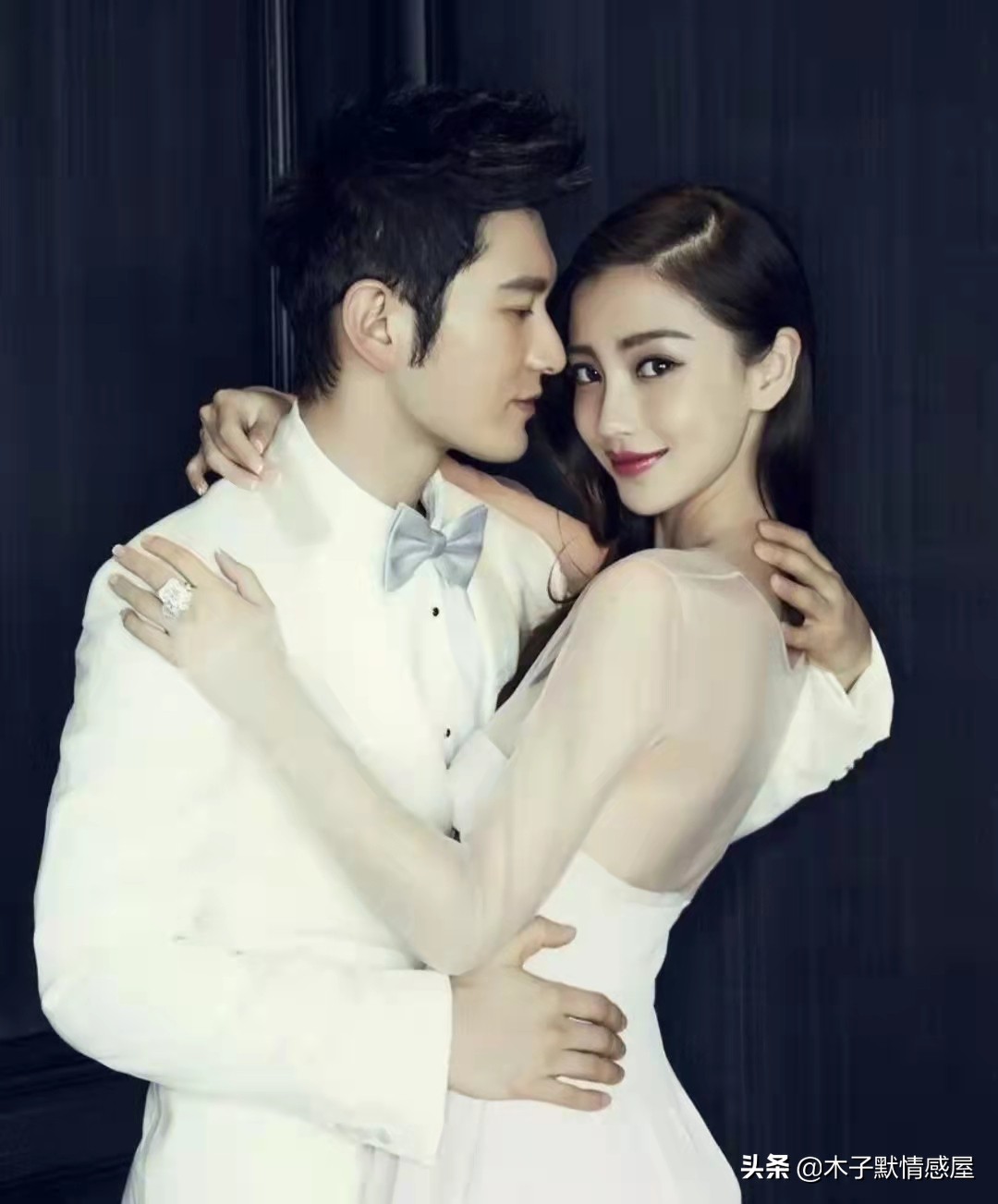 黄晓明杨颖官宣离婚，几个亿的世纪婚礼也没能保证长久的感情