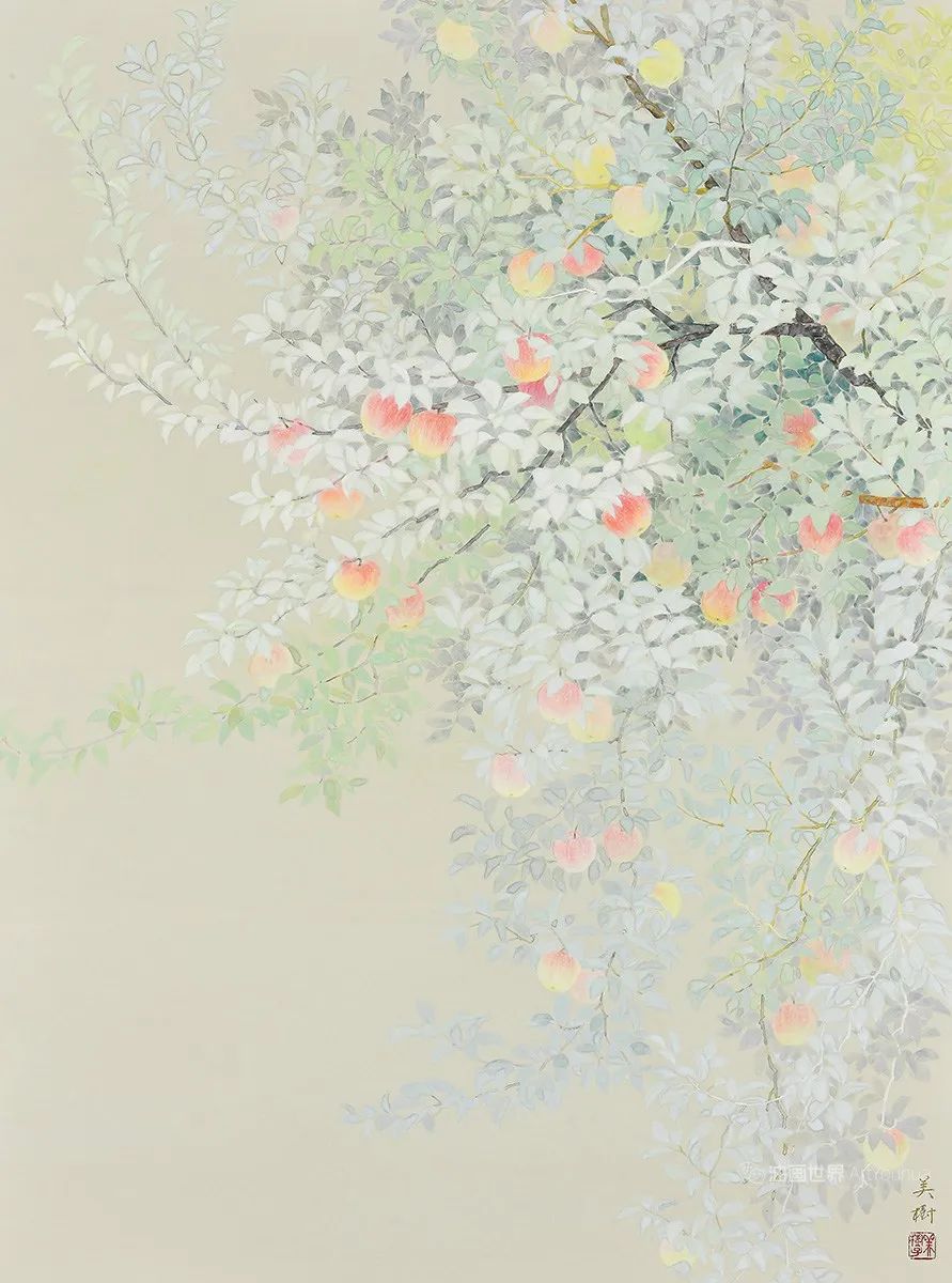 野地美树子手绘油画,日本画家奈良美智作品图