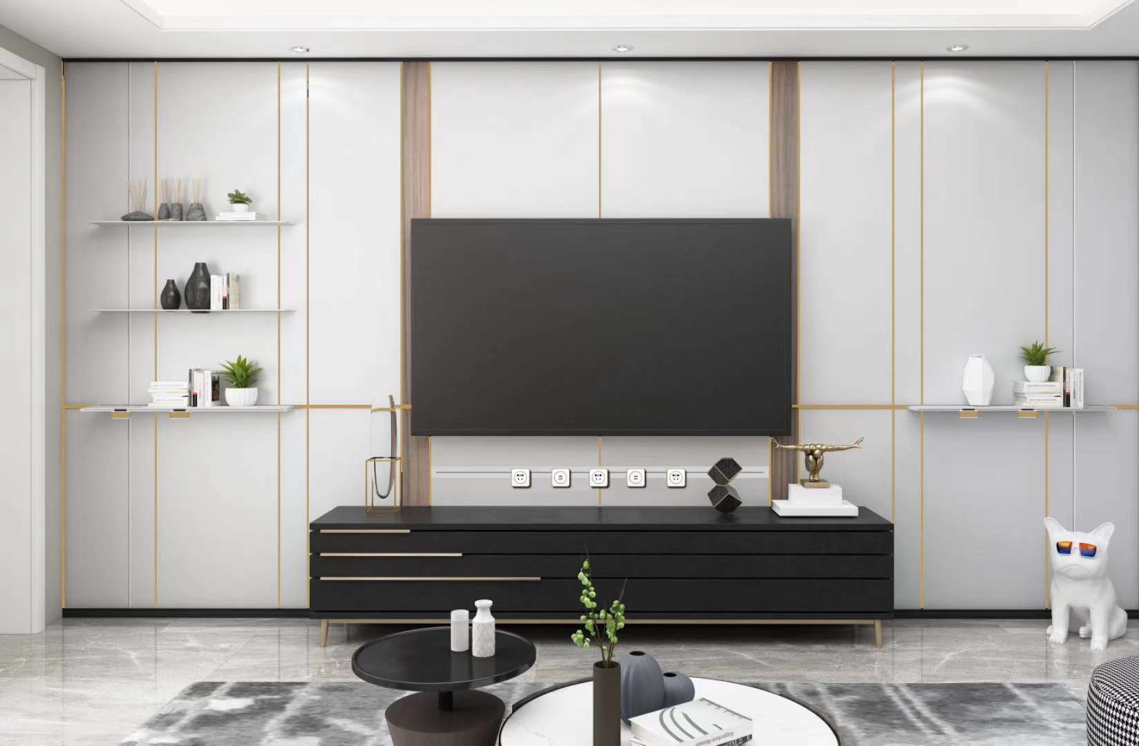 装修现代简约风格黑白灰风格,2020轻奢风格装修风格