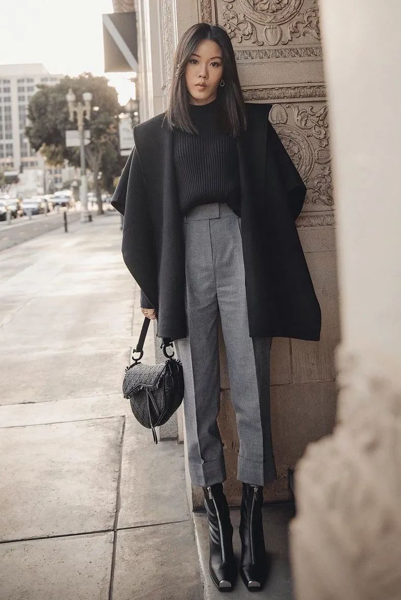 穿长裤显腿长的小白鞋,百搭鞋子秀气显脚小短靴