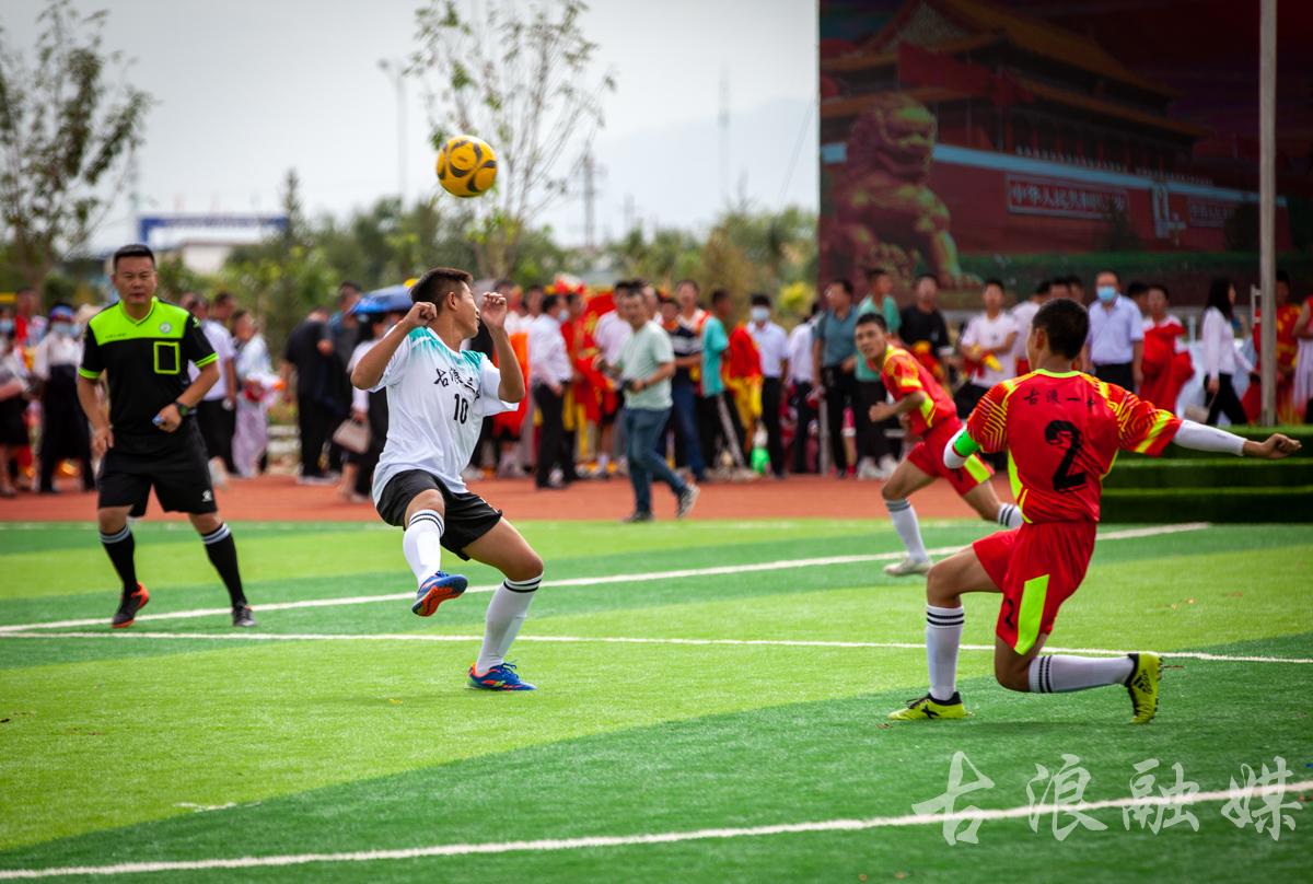 绿茵点亮梦想足球伴我成长,古浪县第三届校园足球联赛