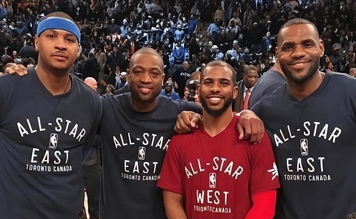 大佬!香蕉船兄弟ESPY颁奖重聚,安东尼致辞詹皇韦德保罗站着如喽啰