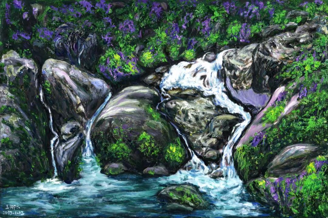 57岁北漂女工，在女厕3㎡管道间里画画：这里安放我的灵魂