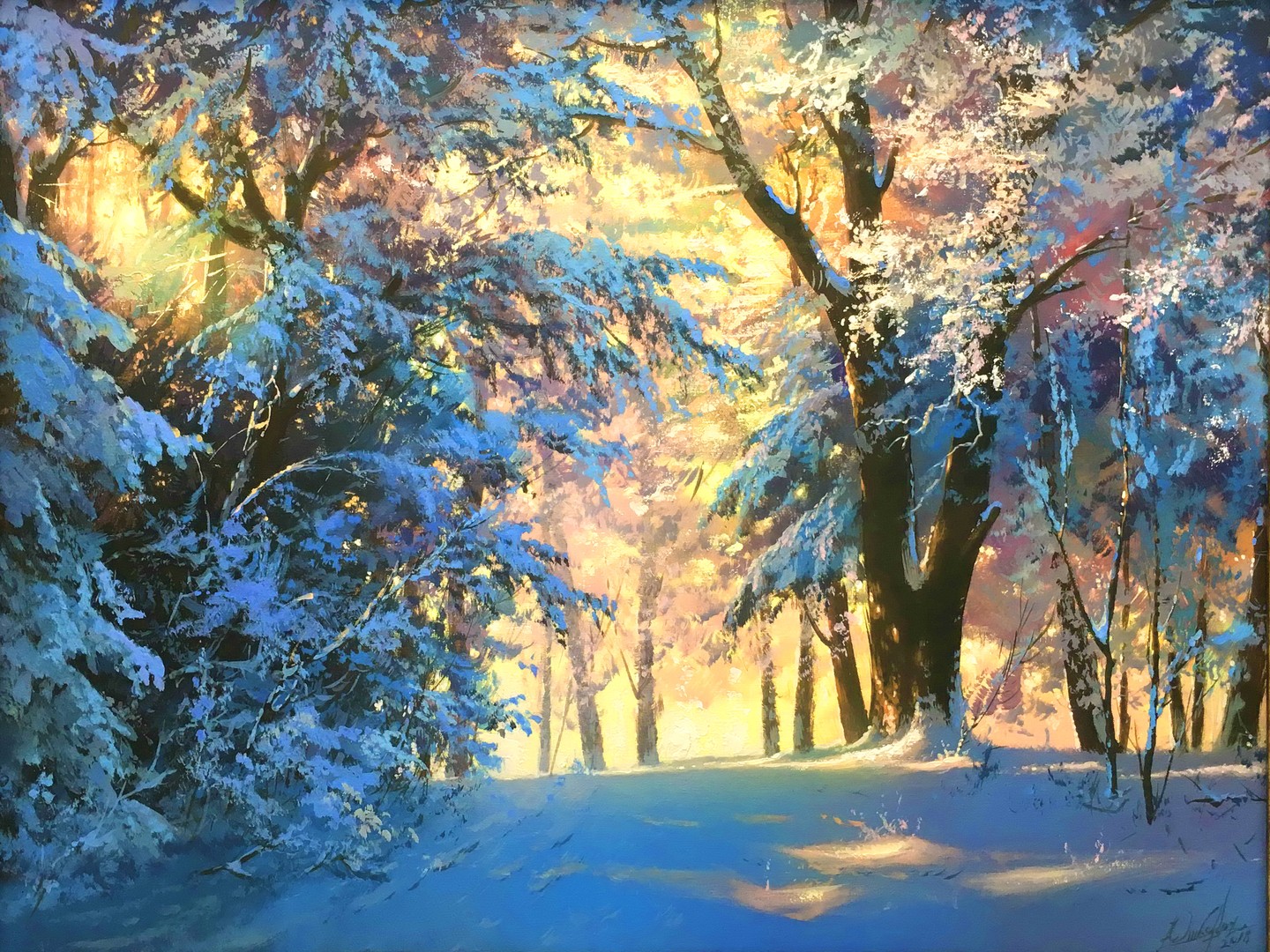 画家维克多风景画图片,维克多丙烯风景画颜料