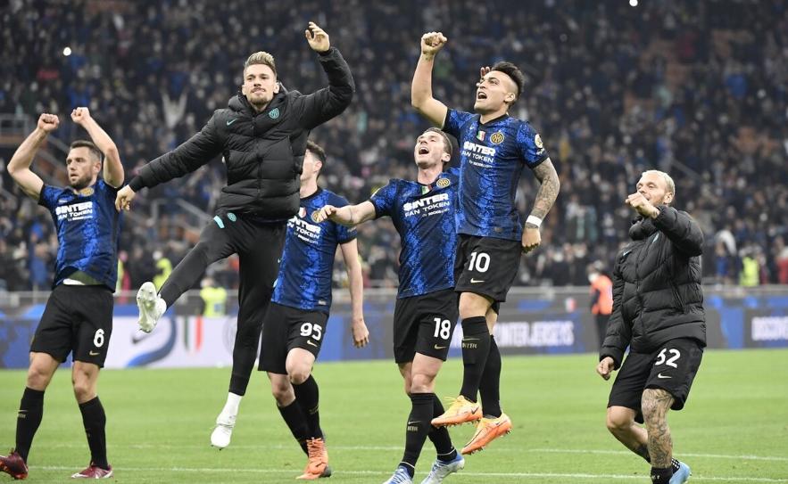 国米3:2翻盘桑普多利亚,国米2:1米兰夺冠全场回放