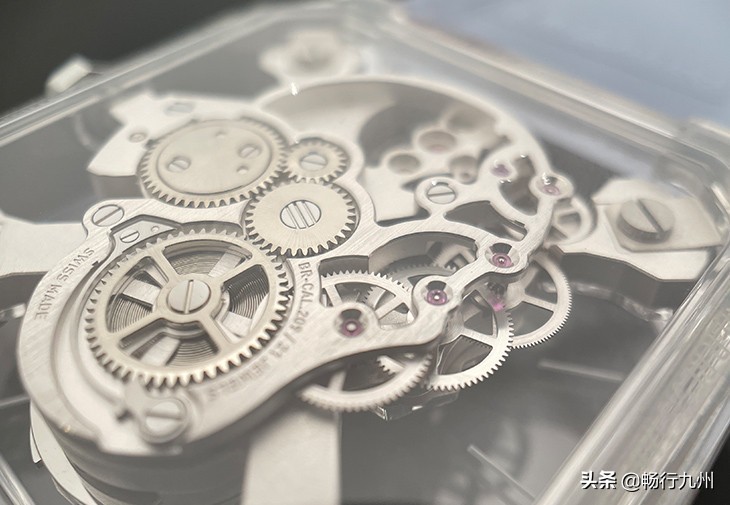 BELLROSS现代水晶骷髅腕表