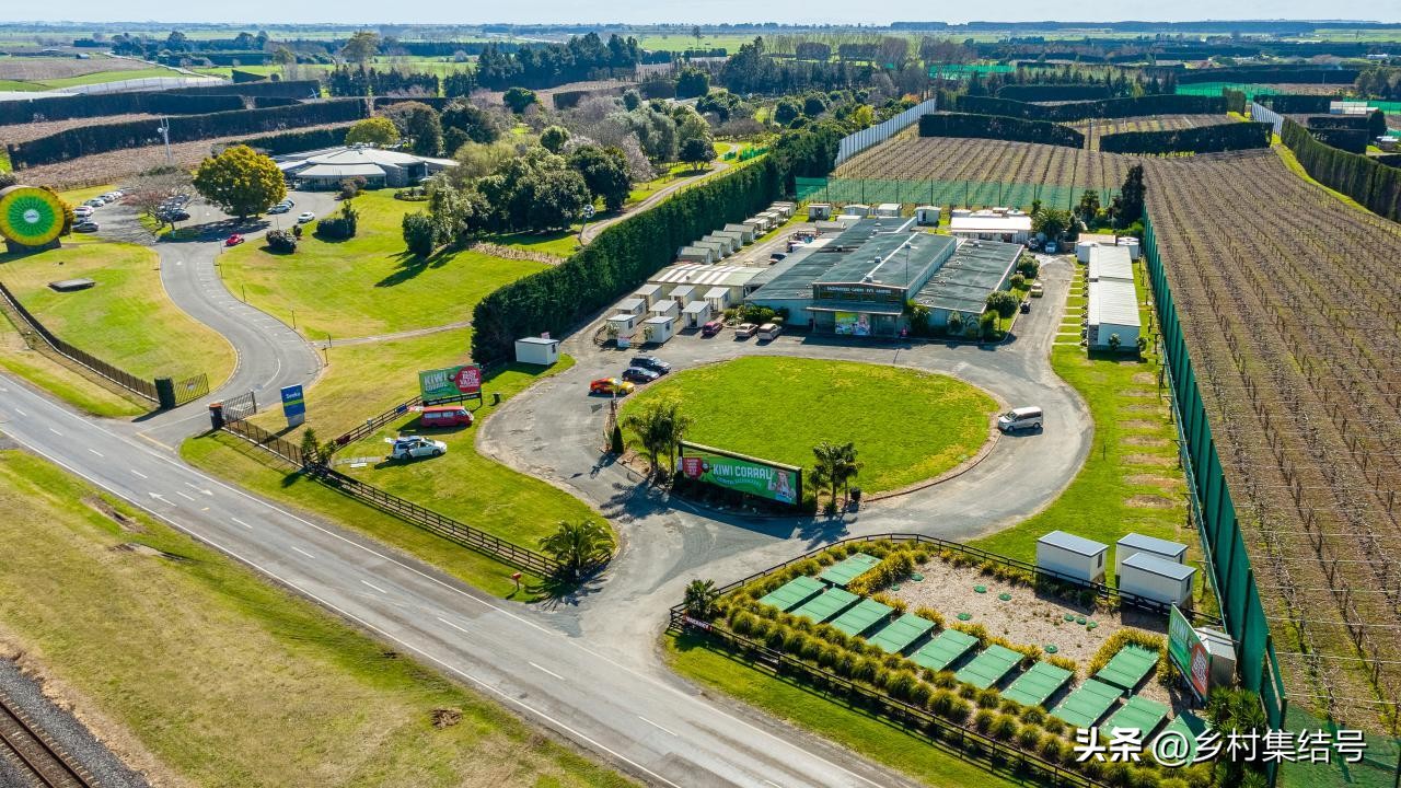 奇异果之都蒂普基地形图,新西兰奇异果小镇蒂普基