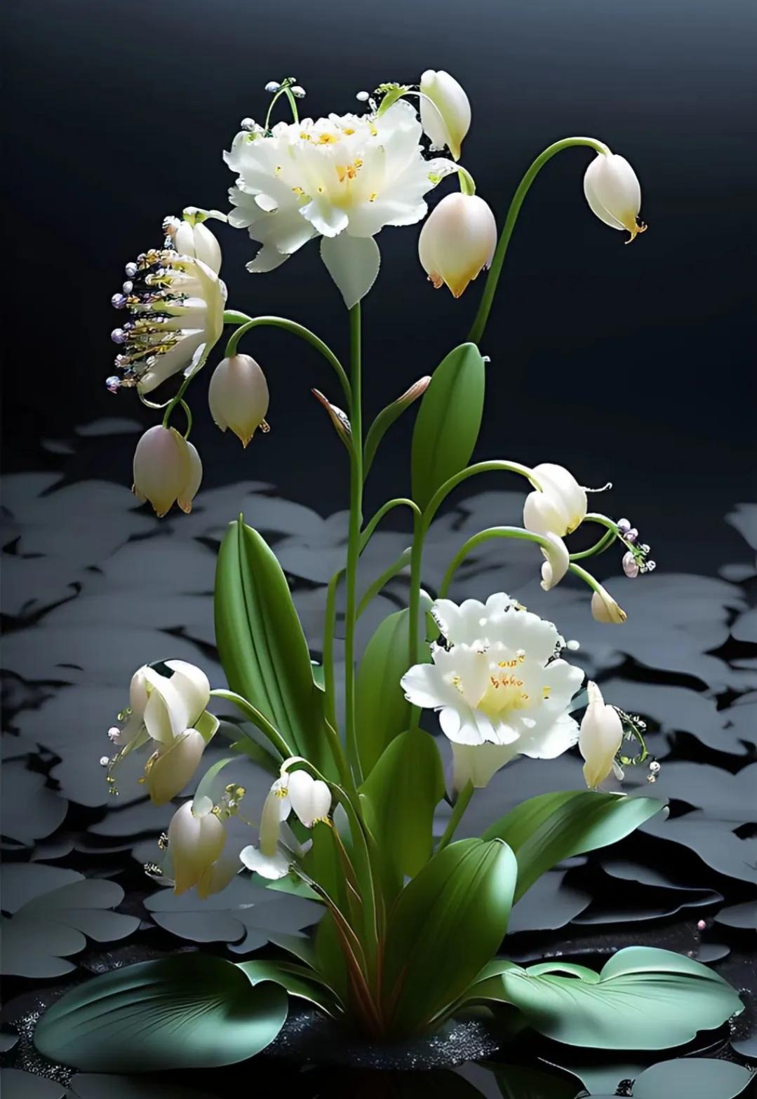 兰花图片壁纸高清大图,兰花墨兰壁纸