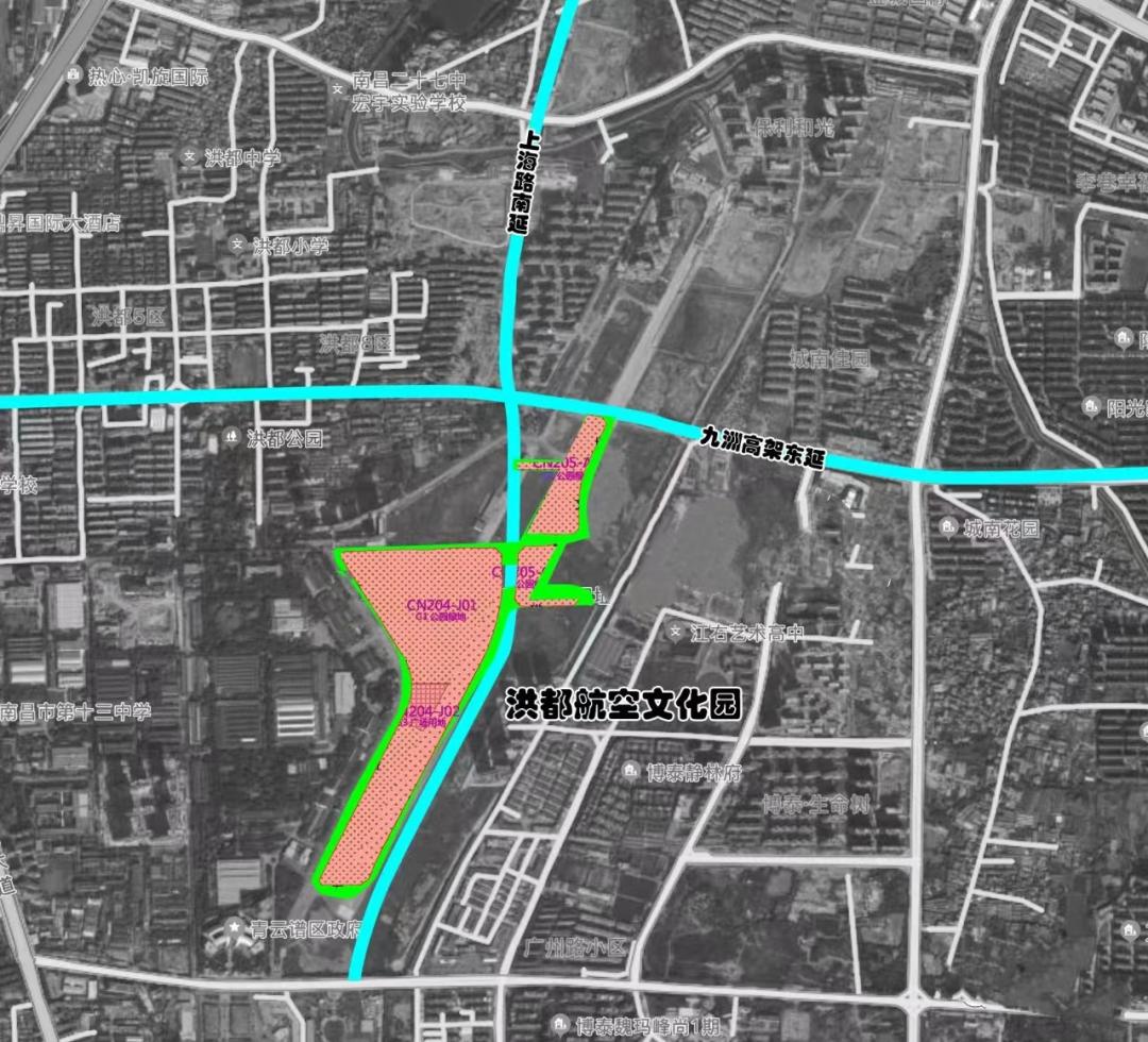 洪都新城公园,南昌洪都公园规划图