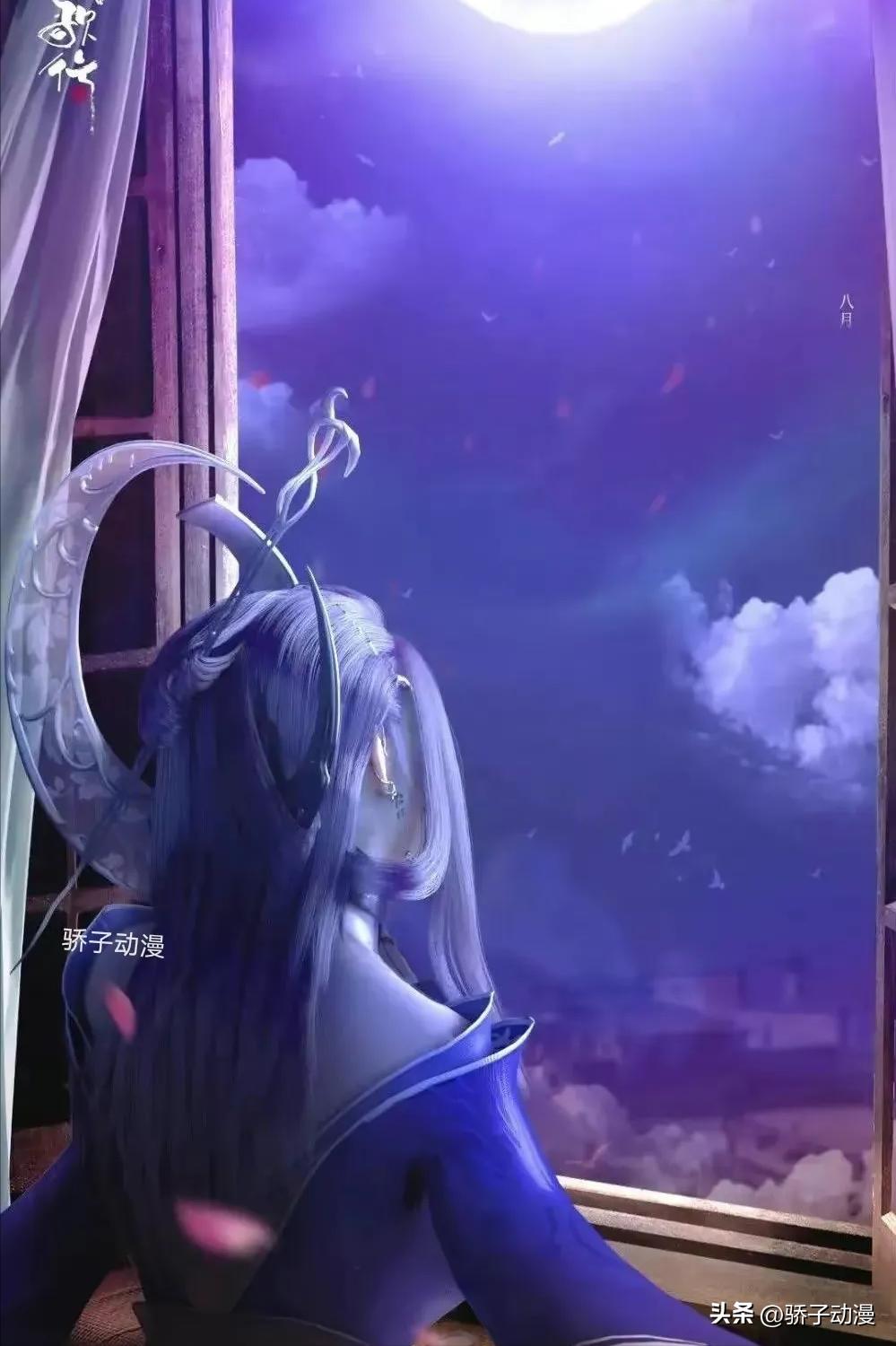 国漫美女背影,史上最漂亮的国漫女神