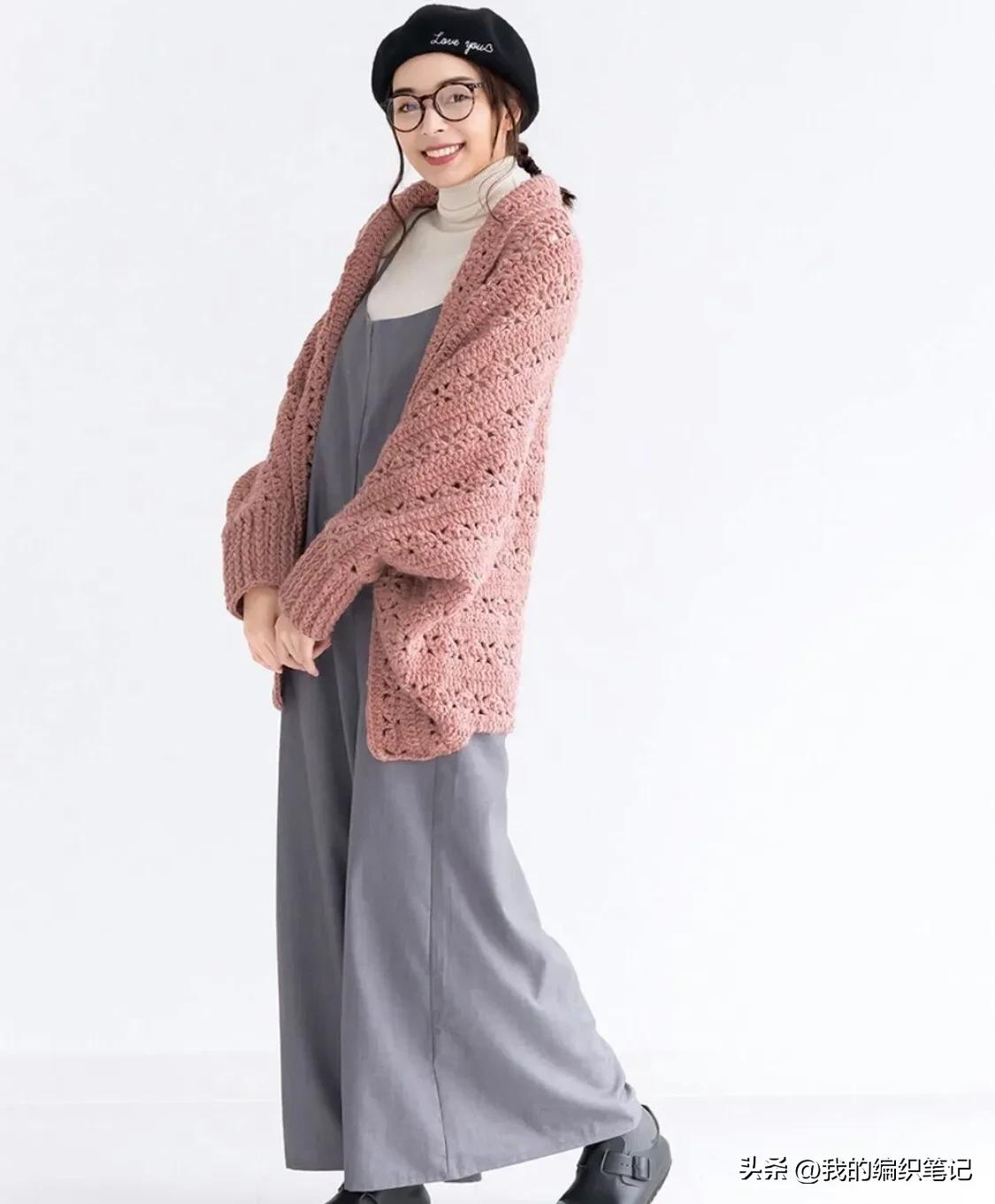 夏季披肩斗篷钩织教程,钩织冬天披肩斗篷图解教程