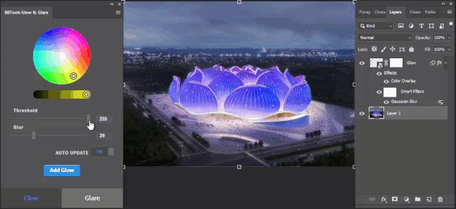 ps神仙特效,ps一键光效插件使用方法